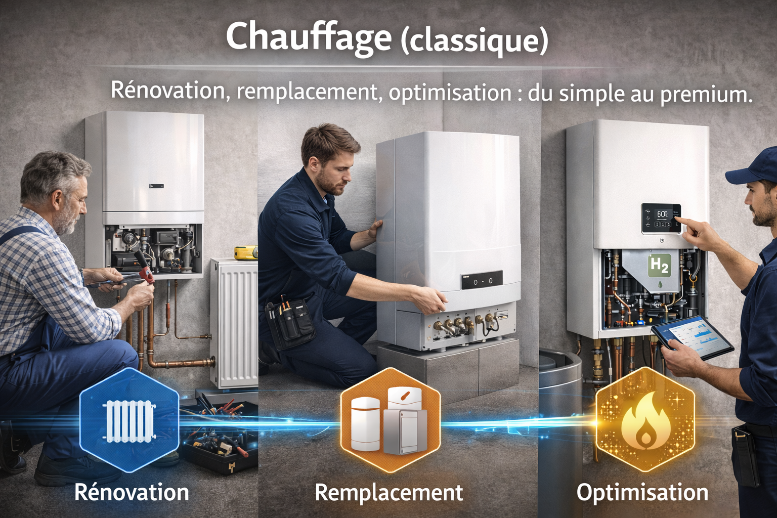Chauffage classique — confort stable