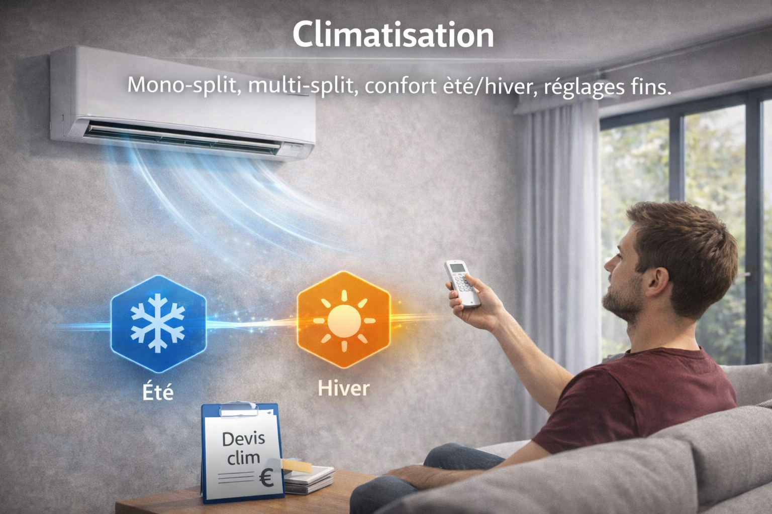Climatisation — confort été/hiver