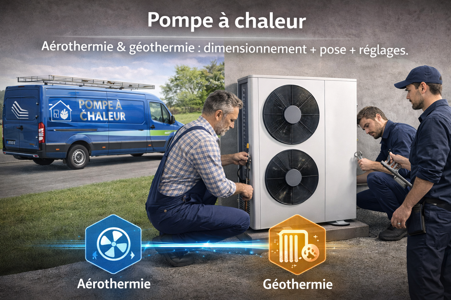 Pompe à chaleur — confort hiver/été